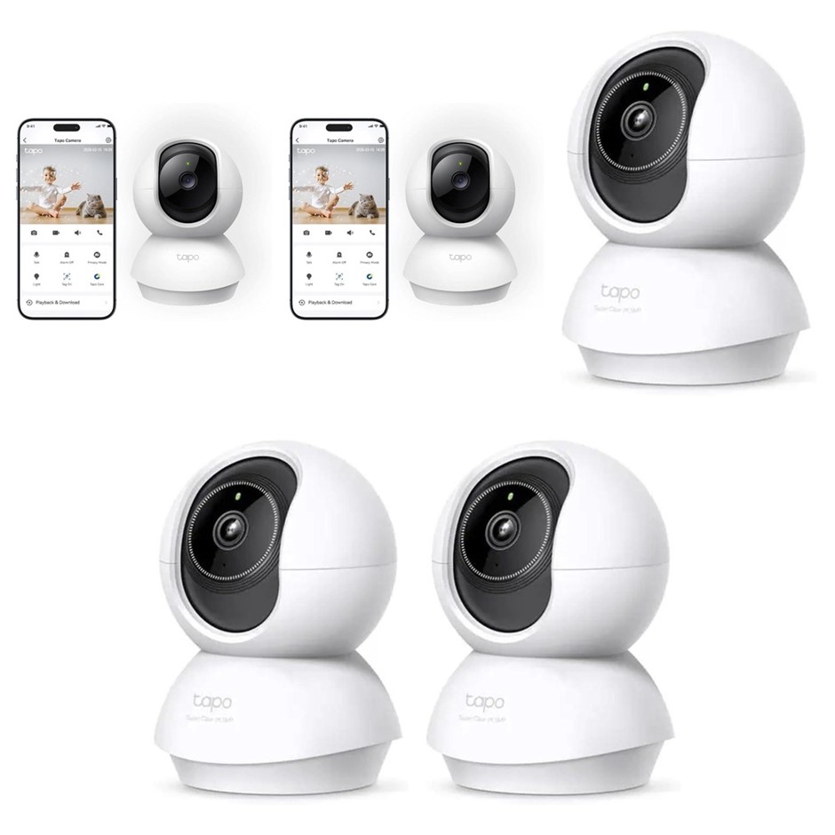 5 x TP-LINK Tapo Security Cameras. 2 x TP-LINK Tapo C210 Smart Home Securit