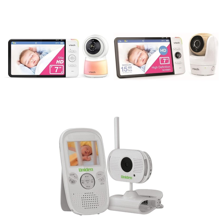 3 x Baby Monitors. 1 x VTECH RM7754HDV2 7” Smart HD Video Baby Monitor. 1 x