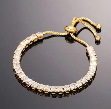 925 Sterling Silver Princess Cut Tennis Bracelet Simulated Diamonds
