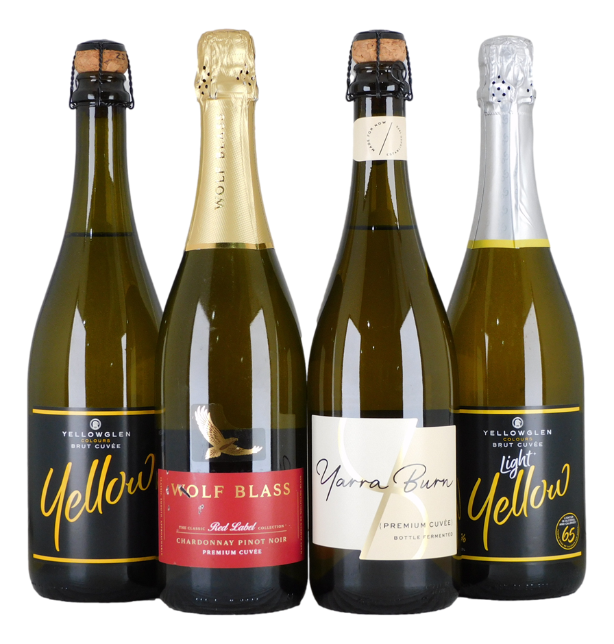 Premium Brut & Cuvee Sparkling Pack (12x 750mL), Australia.