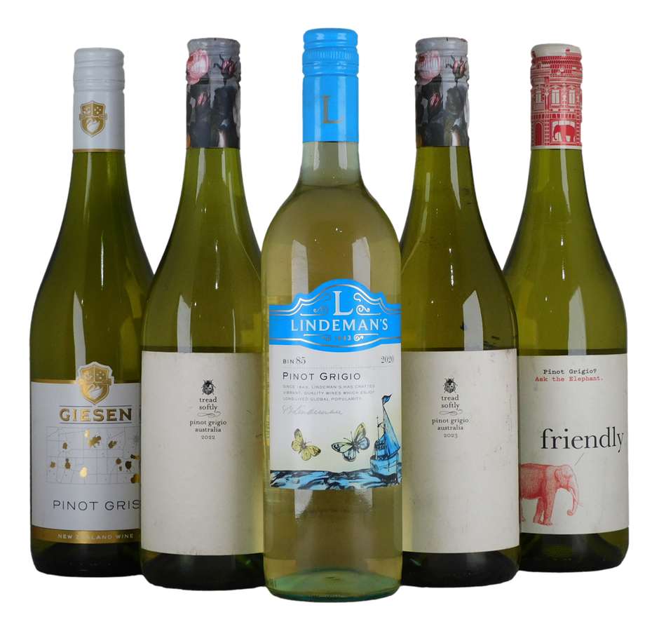 Mixed Pinot Grigio Pack (12x 750mL). Multi Region.