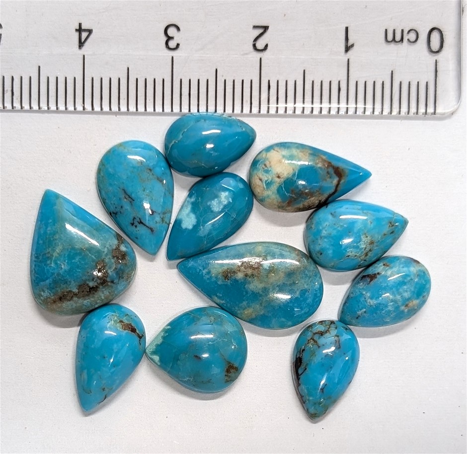 30 carats Pear shape TURQUOISE Gemstones