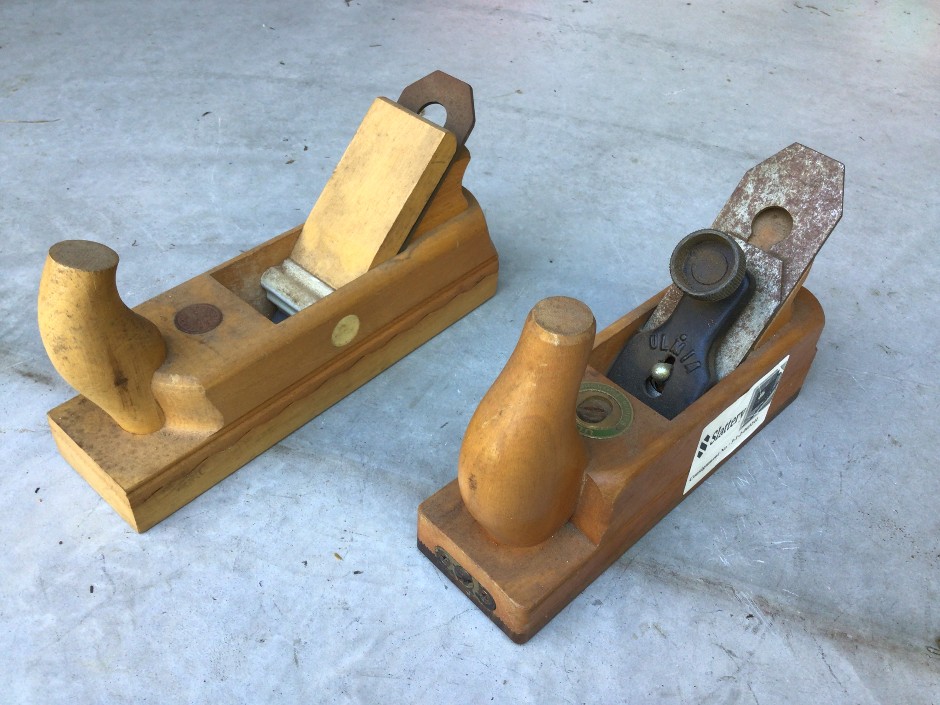 2 x Wooden Hand Plainers
