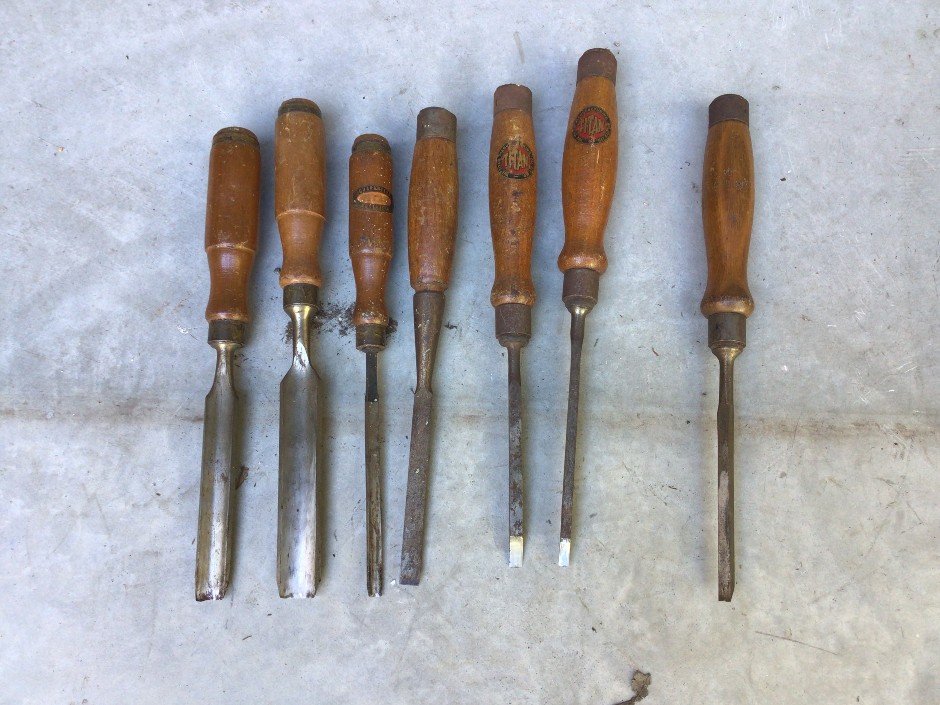 <p>Titan Wood Chisels, Qty x7</p>