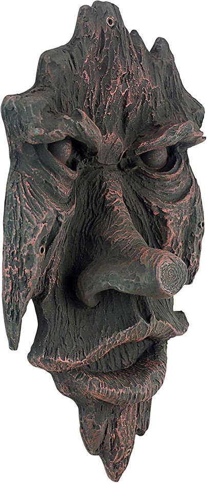 DESIGN TOSCANO The Spirit of Nottingham Woods: Greenman Tree Sculpture.
