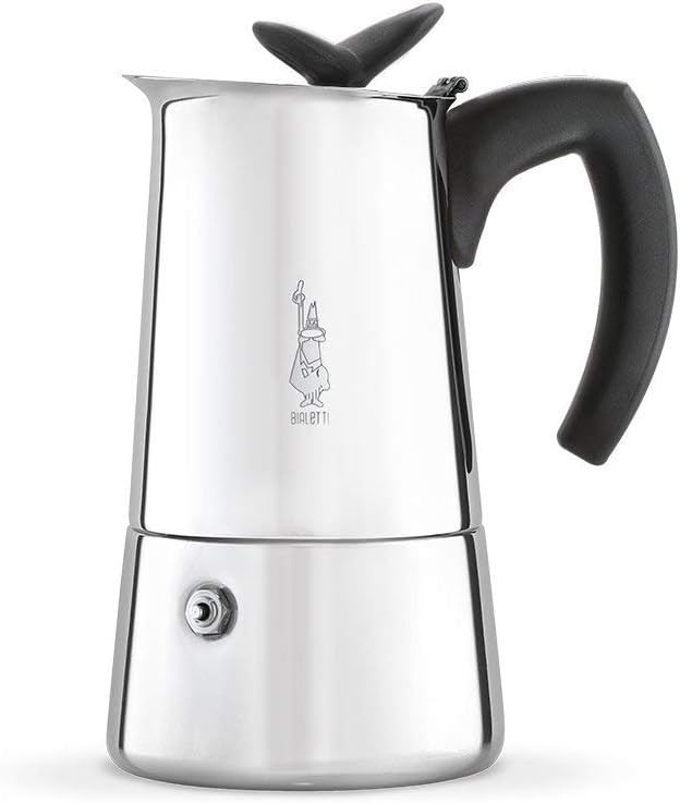 Bialetti Musa 2 Cup Stainless Steel Espresso Maker NB: damaged packaging