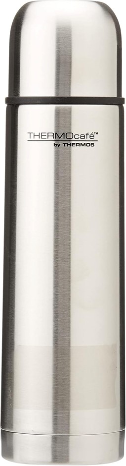THERMOcafe by Thermos Vacuum Insulated Slimline Flask, 500ml, Silver.