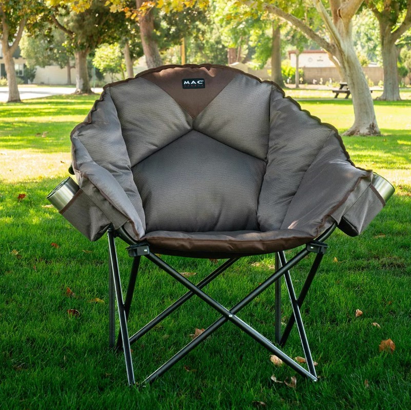 MAC SPORT Extra Padded Club Chair, W 720 x H 900 x D 1030 mm, Brown. NB: Mi