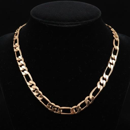 18K/Italy Stamped Rose Gold Filled Chain -60MM-10mm