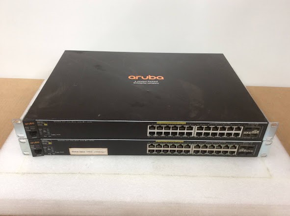 Aruba J9773A 2530-24G PoE+ Switch (Lot of 2)