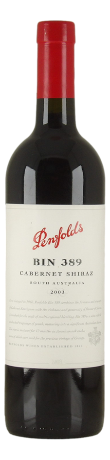 Penfolds Bin 389 Cabernet Shiraz 2003 (1x 750mL) SA.
