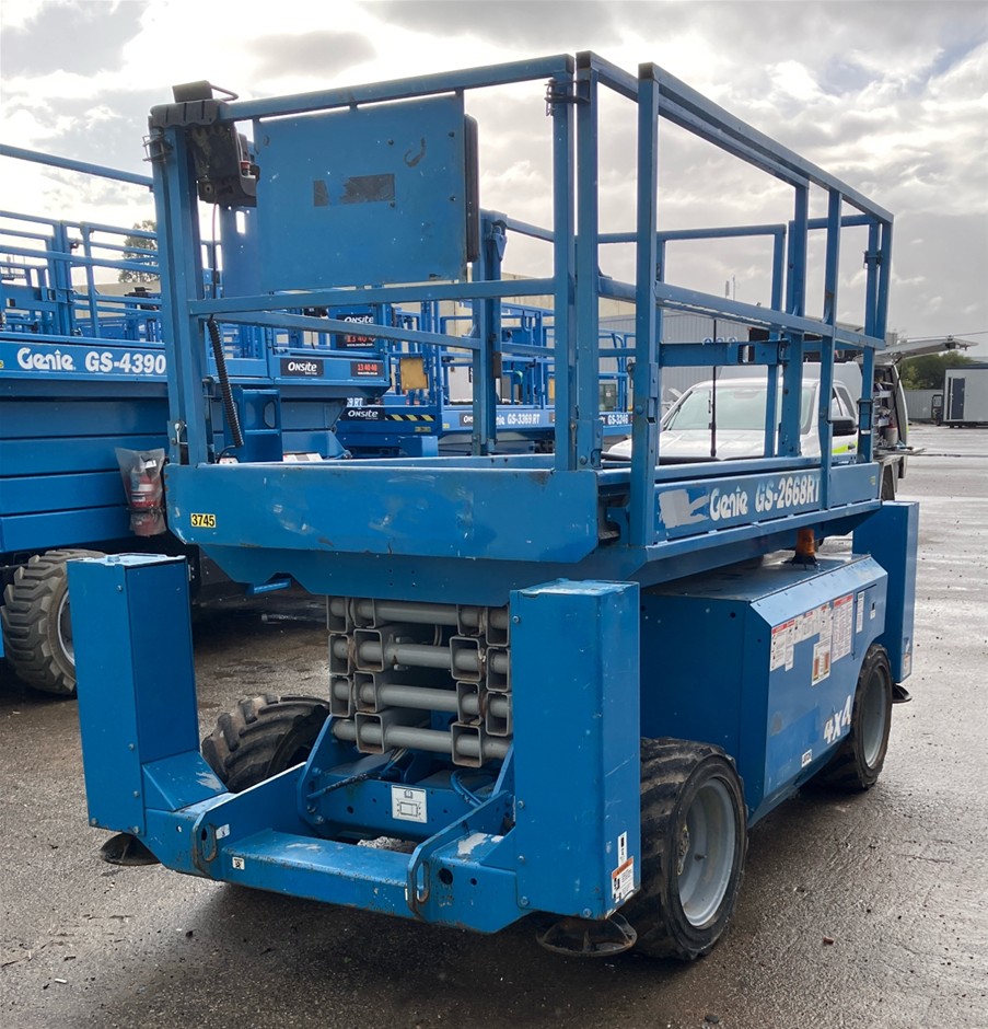 2011 Genie GS2668RT Scissor Lift - 26ft (7.9m) - Diesel - Wingfield
