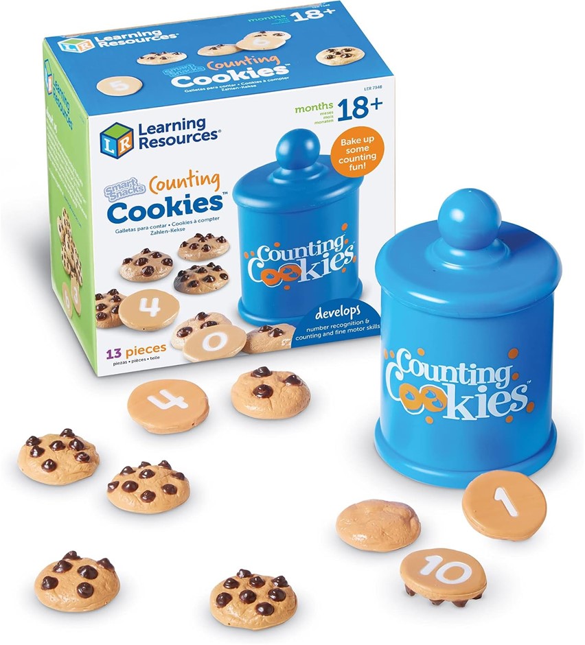 Learning Resources Smart Counting Cookies - 13 Pieces, Ages 18+ Months Todd