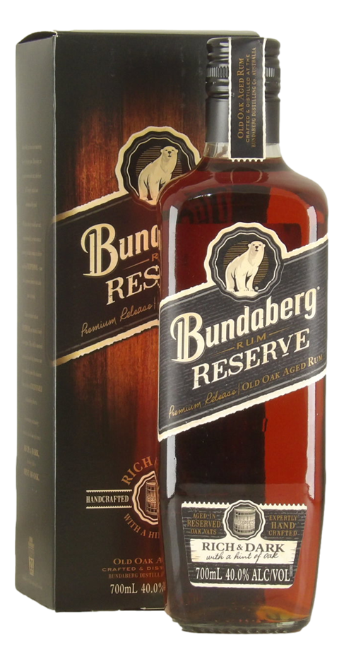 Bundaberg Rum Reserve (1x 700mL), QLD.