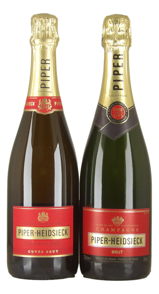 Piper Heidsieck Brut Champagne (2x 750mL) France