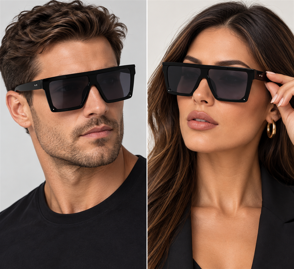 Designer Oversized Men and Women's Sunglasses