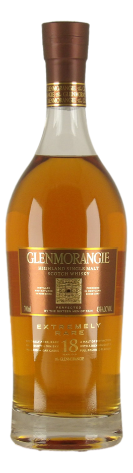 Glenmorangie Extremely Rare 18 Year Old Scotch Whisky (1x 700mL), Scotland.