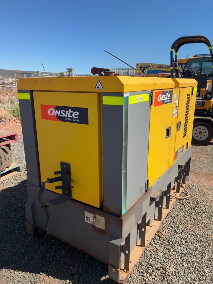 Atlas Copco QAS60 Generator - Diesel - 60kva - Karratha