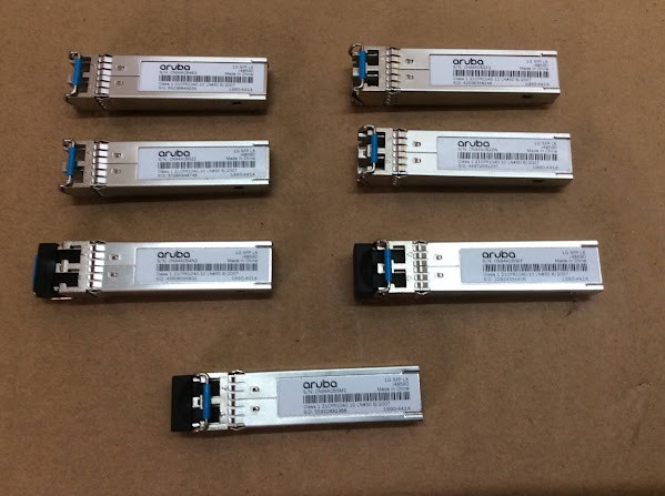 Aruba J4859D 1G SFP LX Transceiver Module (Lot of 7)