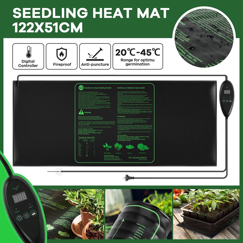 160W Seedling Heat Mat with Digital Temperature Controller