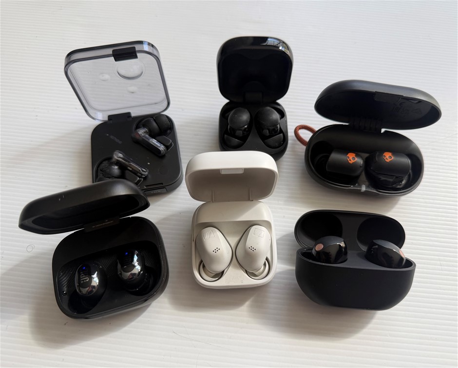 Sony / Sennheiser / JBL / Nothing Earbuds - For Parts (Lot of 6)