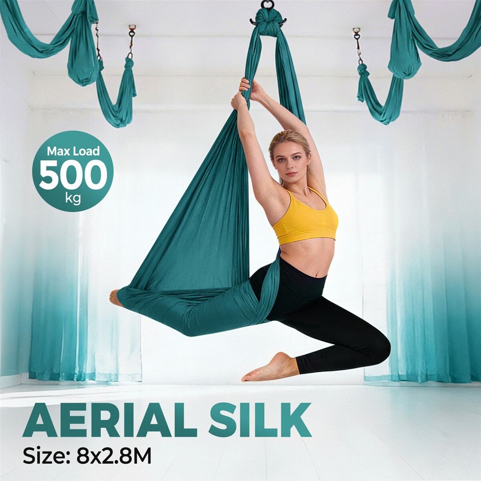 8x2.8m Aerial Silk Yoga Swing Hammock for Fitness & Gymnastics
