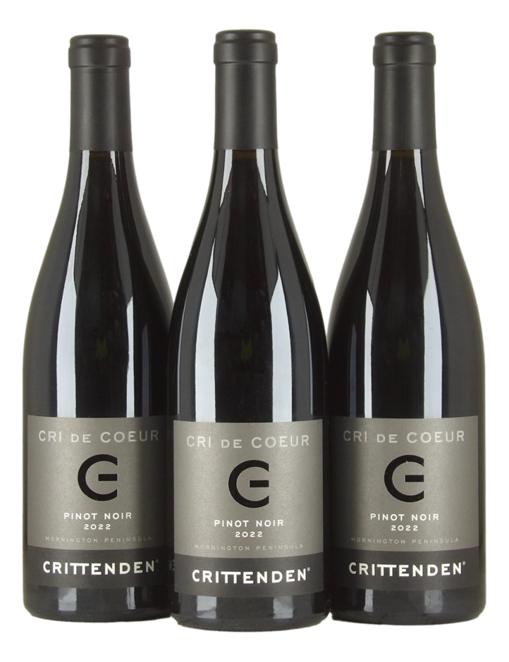Crittenden Cri de Coeur Pinot Noir 2022 (3x 750mL), Mornington Peninsula