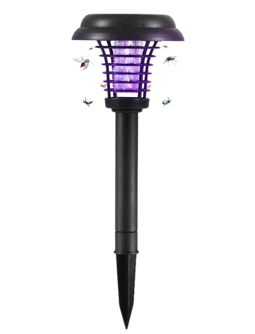 Outdoor Bug Zapper for Lawn, Solar Mosquito Repellent Mosquito Zapper Kille