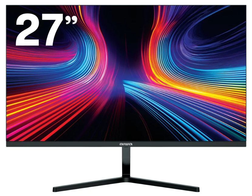 AIWA 27" FHD Monitor AWM2725B NB: with minor scratch, powers on, no further