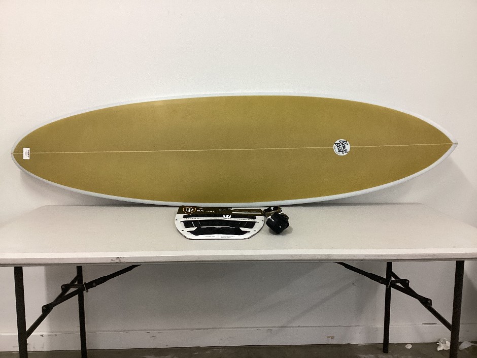 6’6” Hip Star Twin Surfboard & Accessories