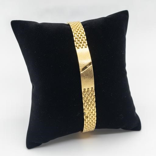 18KGF/ITALY yellow Gold Bonded bracelet(stamped 18KGF/ITALY)-Bonus Gift