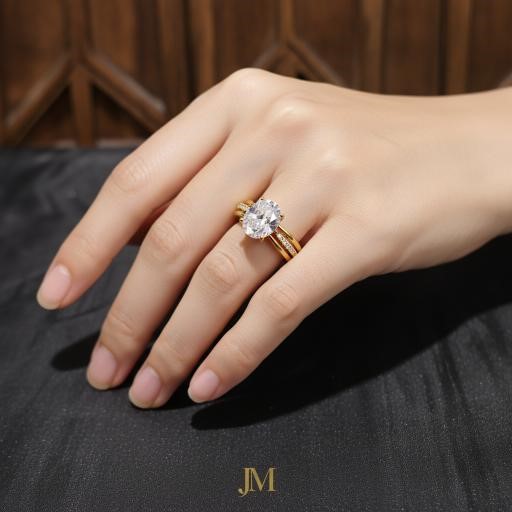22K/Italy Gold Bonded Ring(stamped 22K/Italy)Warranty Quality-10 US