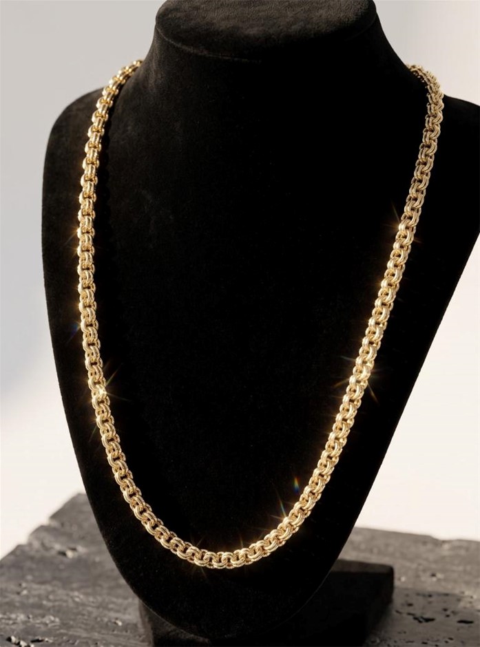14k Italy Stamped Yellow Gold BondedCuban Chain-Quality Guarantee-60cm