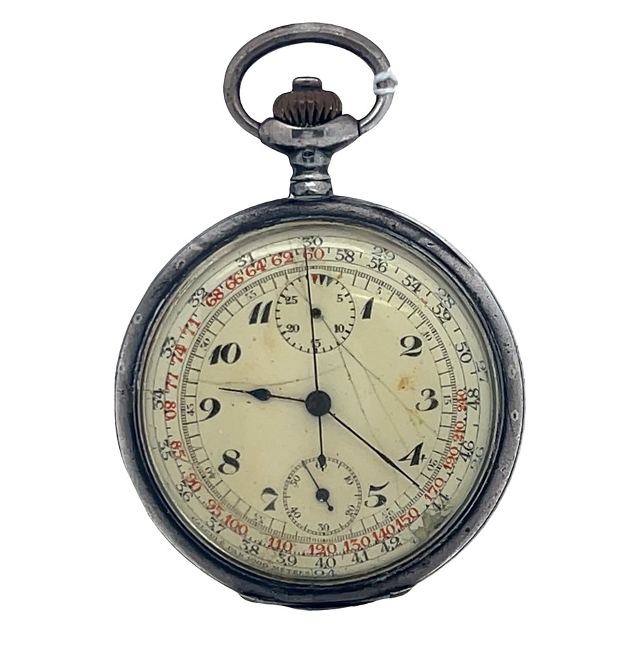 Vintage Silver Mechanical Pocket Watch