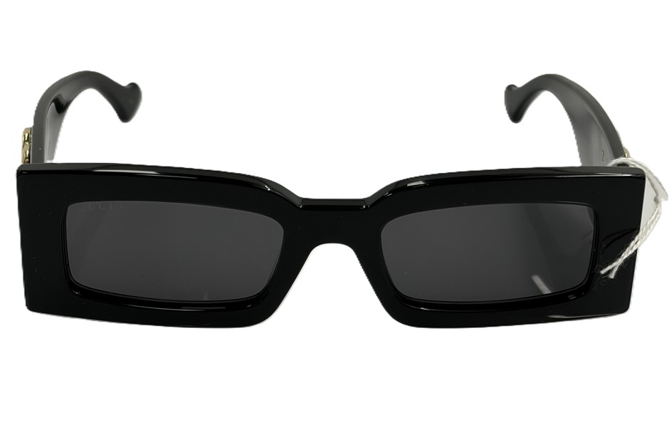 Gucci Oversized Rectangular Logo Sunglasses