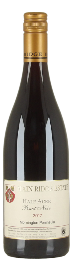 Main Ridge Half Acre Pinot Noir 2017 (1x 750mL), Mornington Peninsula, VIC.