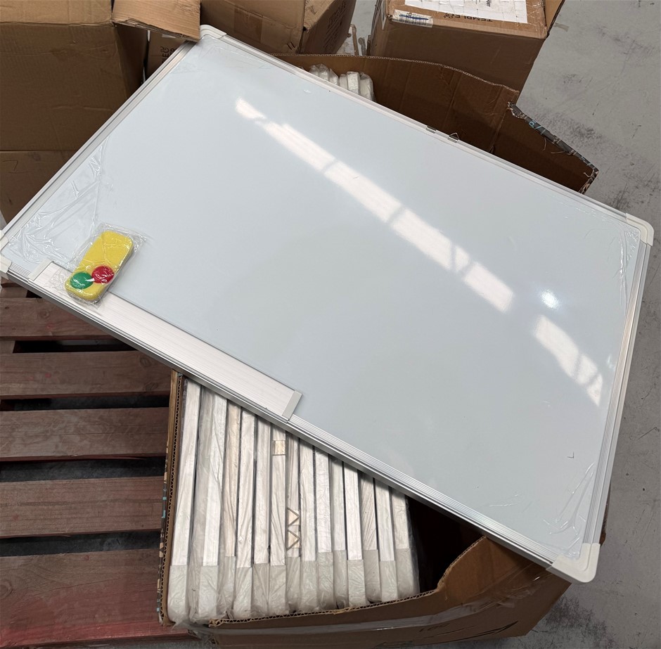 16 x Unused Whiteboard/Dry Erase Board 36x24 including Aluminium Frame.
