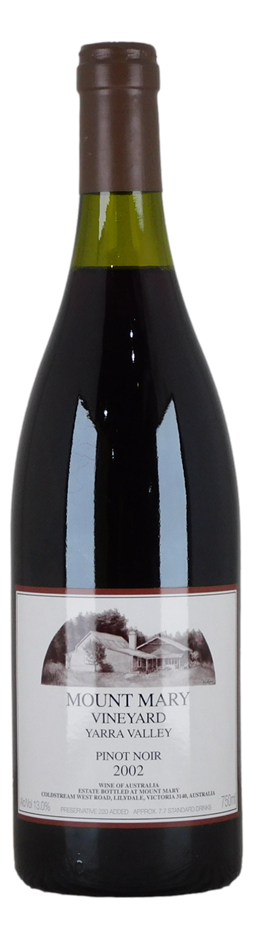 Mount Mary Vineyard Pinot Noir 2002 (1x 750mL), Yarra Valley.