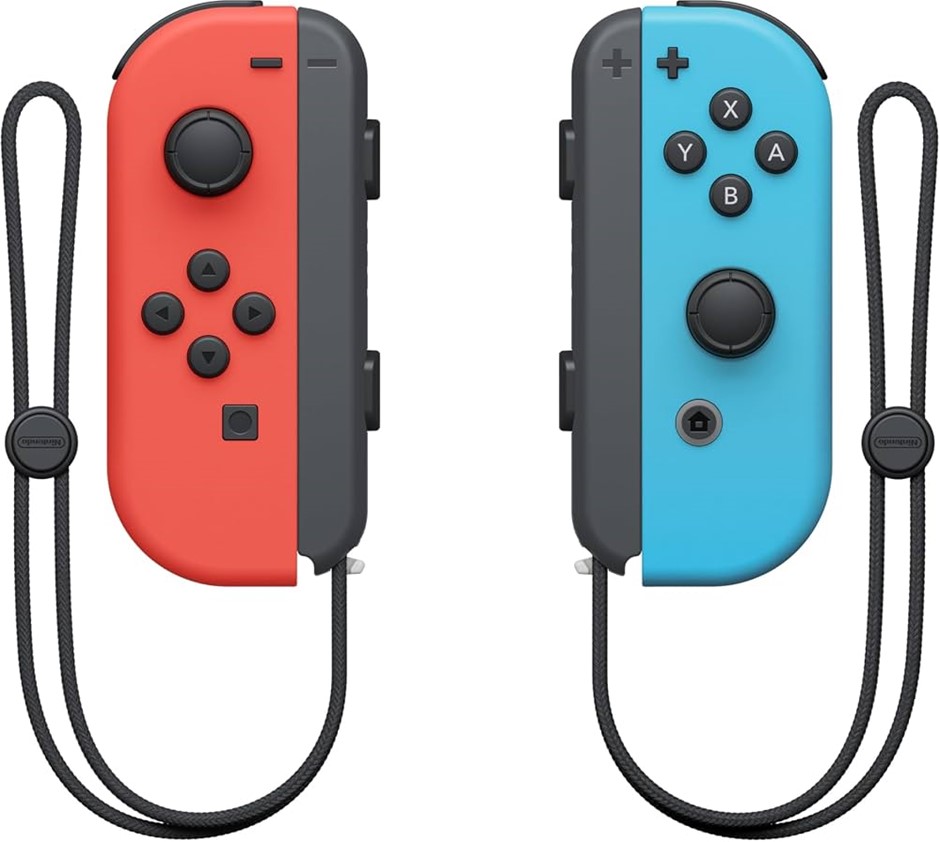 Open Box Nintendo Switch Joy-Con Pair - Neon Red / Neon Blue