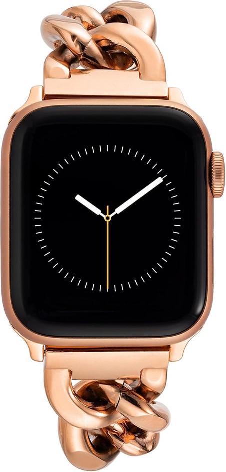 ANNE KLEIN Fashion Chain Bracelet, Apple Watch Replacement Band, Fits Most