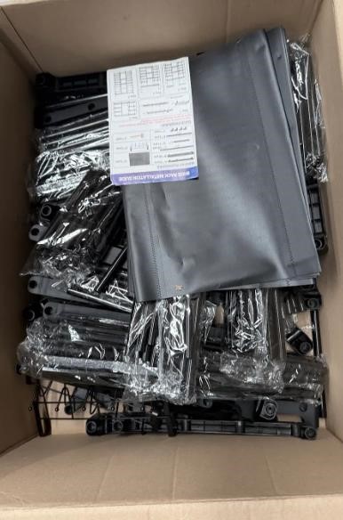 Box of Shoe Rack parts.