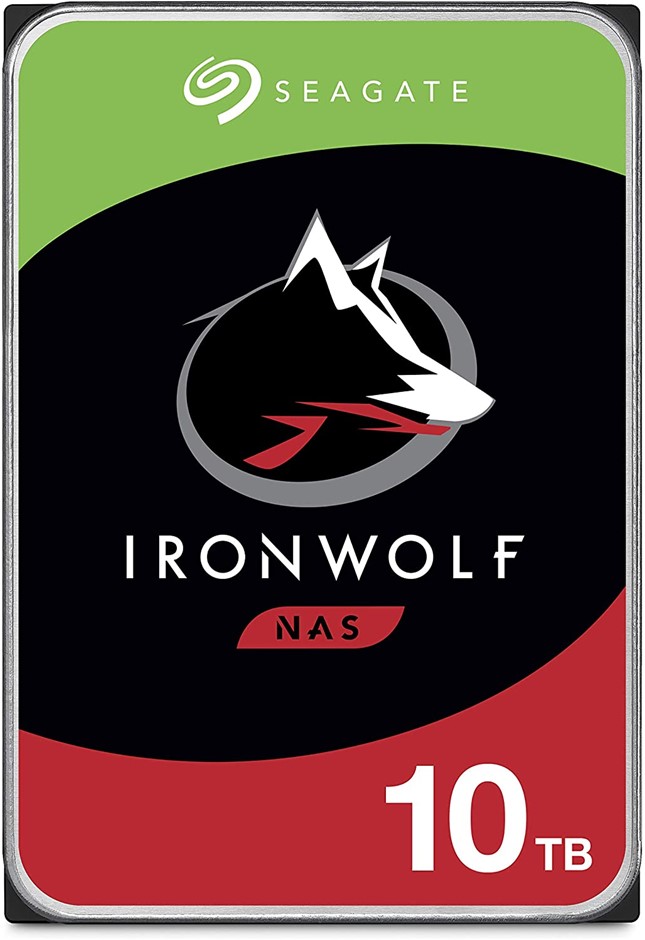 SEAGATE IronWolf 10TB NAS Internal Hard Drive Disk, 3.5" SATA, 6GB/s 7200 R