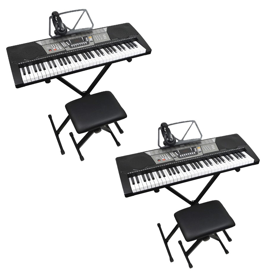 2 x Axus AXP10 Portable Keyboard Package, RRP: -$699.95, Incl: 2 x Axus AXP