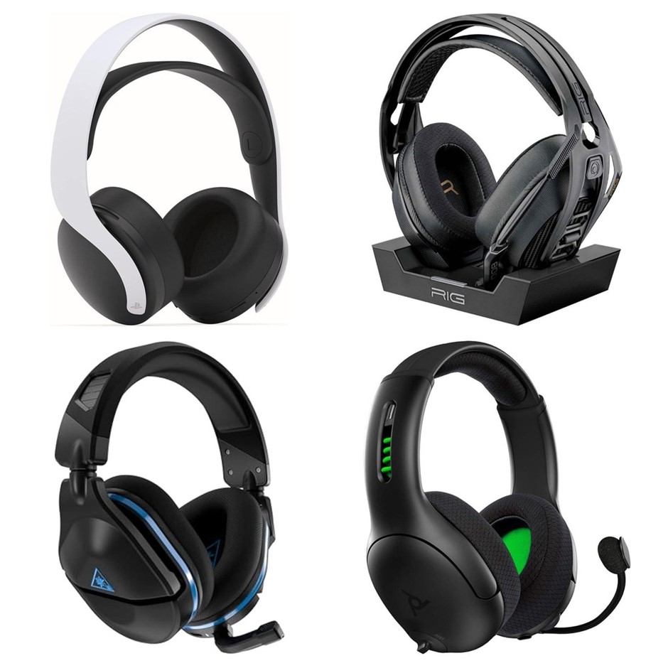 4 x Wireless Gaming Headset. RRP -600. 1 x PLAYSTATION Pulse 3D Headset. 1