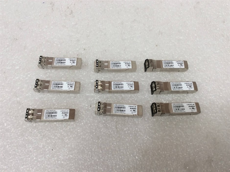 Oracle Avago AFBR-703SDDZ-SN1 10GbE SFP+ Transceiver Module (Lot of 9)