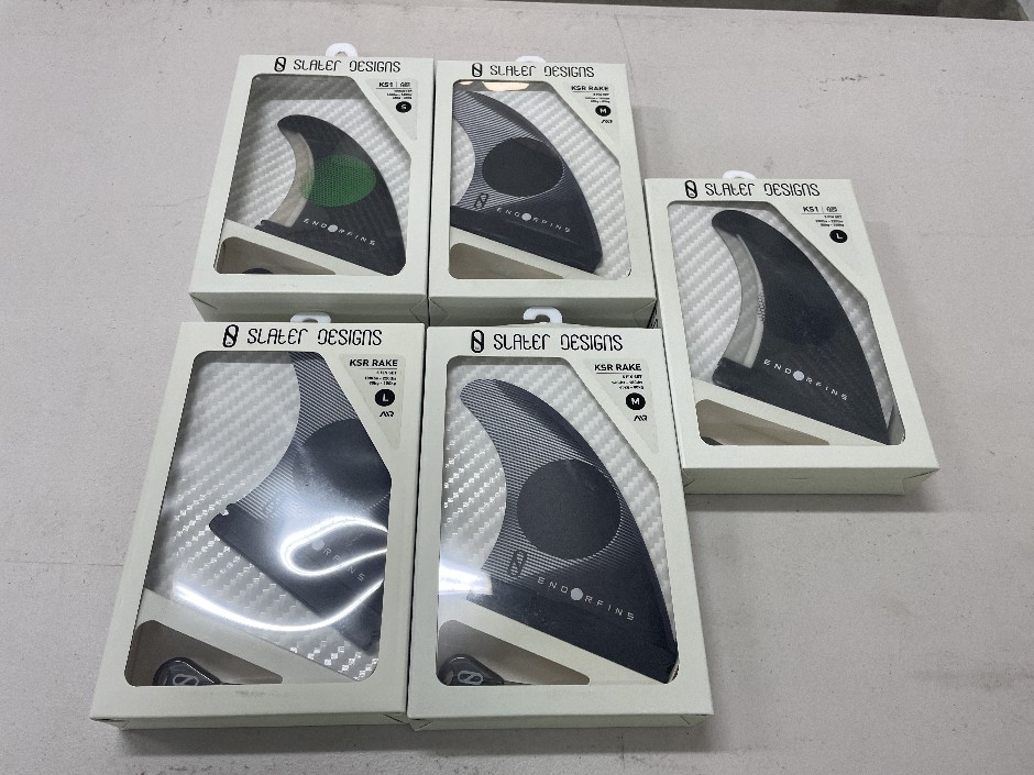 5x Slater Design Fin Packs