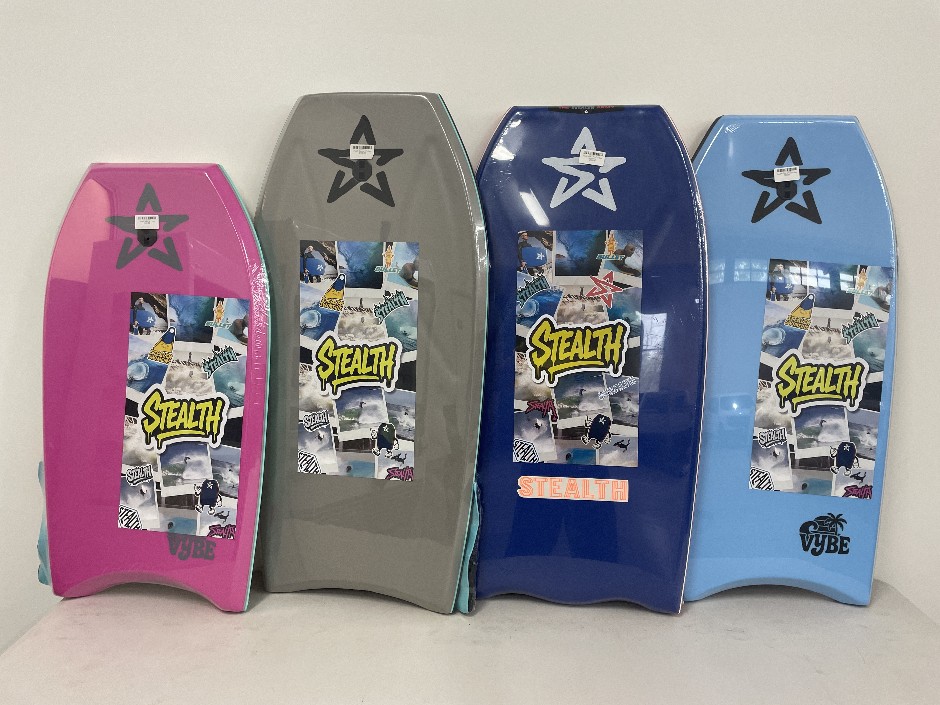 4x Stealth Boogie Boards