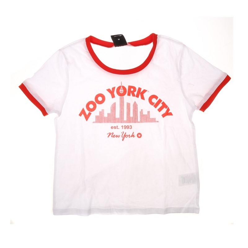 3 x ZOO YORK Women's City Crew Neck T-Shirt, Size 12, White. Buyers Note -