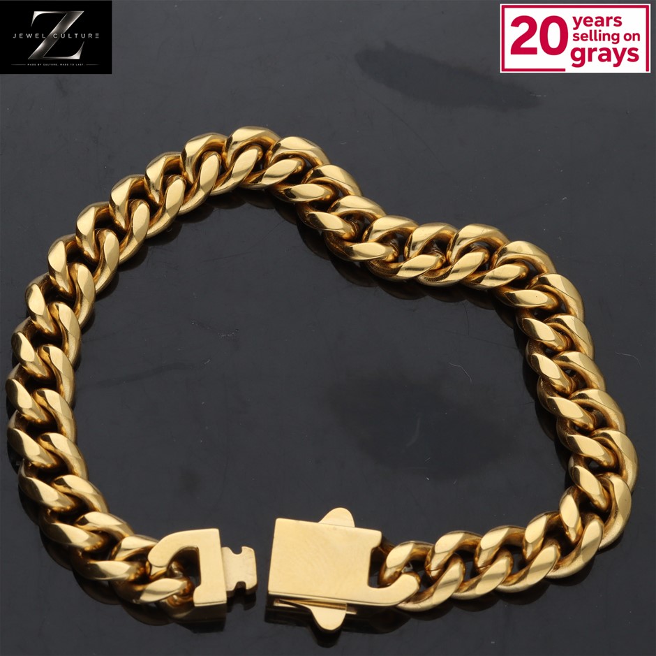 Gold Plated Cuban Link Bracelet