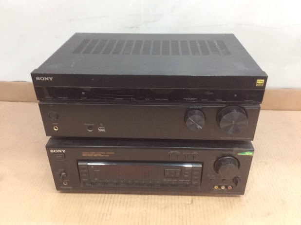 Sony FM Stereo/FM-AM Receiver&Sony Multi-Channel AV Receiver (Lot of 2)